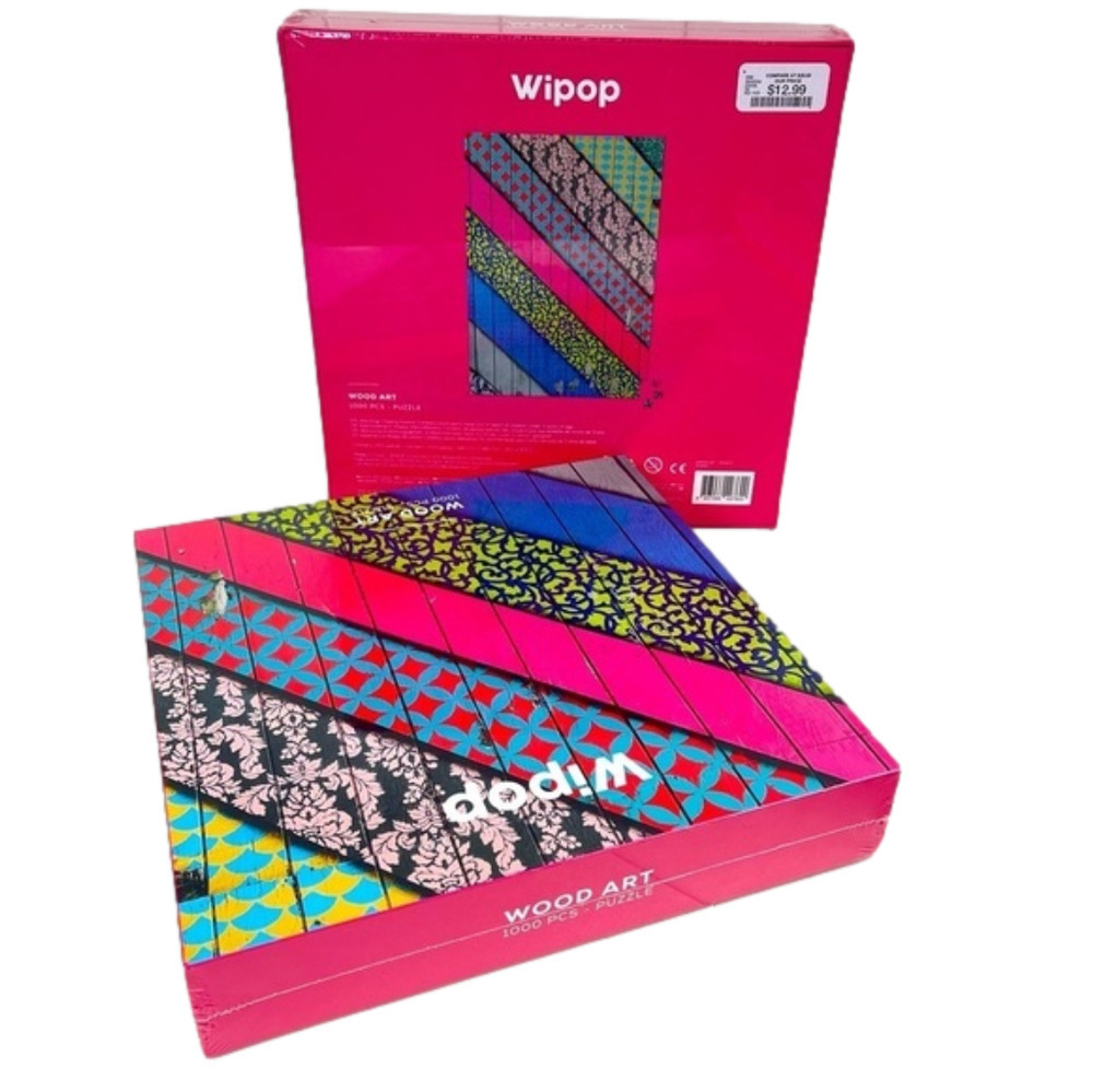 𝅺NWT Two Puzzles Wood Art Design